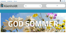 Tablet Screenshot of kuenholdt.no
